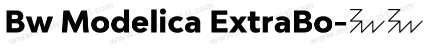 Bw Modelica ExtraBo字体转换